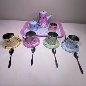 Champion Tin Tea Set - Butterfly Tin Tea Set